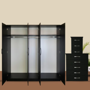 Alternative view of 5 Door Wardrobe Set